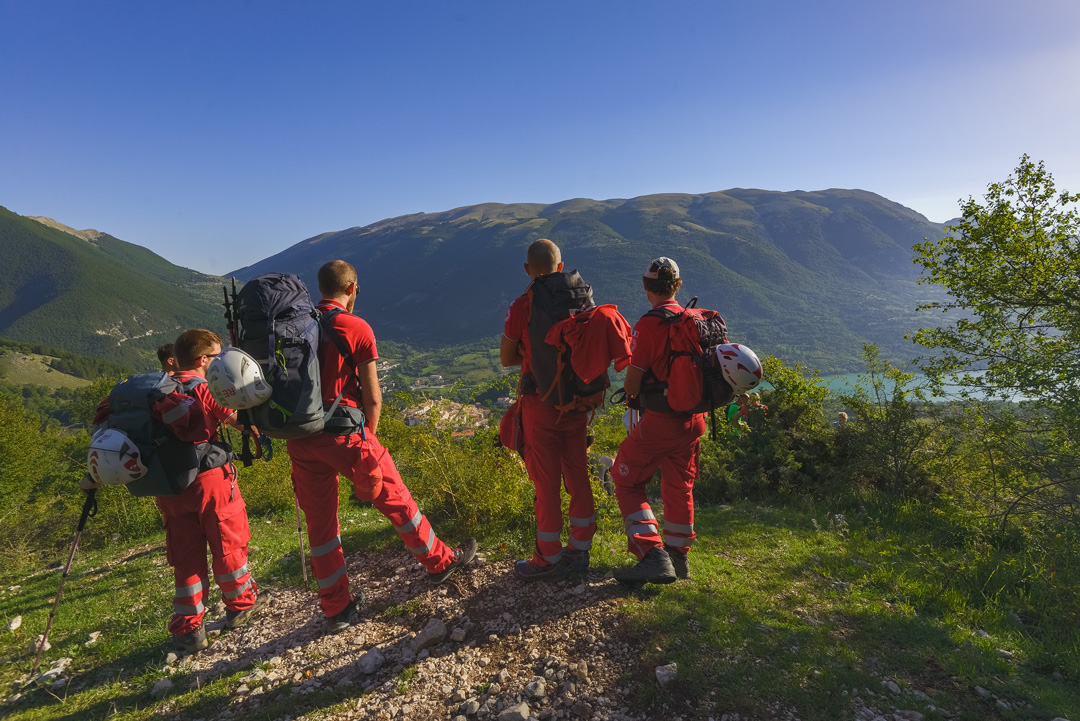 La Croce Rossa sui sentieri del Parco